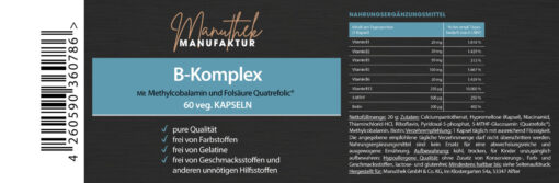 Vitamin B-Komplex 60 Kapseln - Image 2
