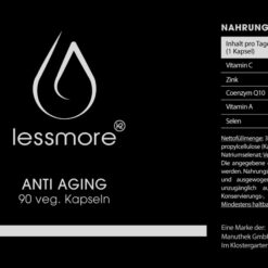 Alternative view of lessmore® - Anti Aging Kapseln 90 Stück